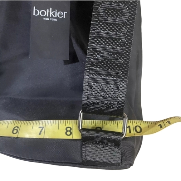Botkier New York Trigger Black Bag Mini Backpack Black Nylon - Picture 8 of 12